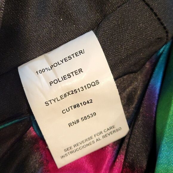 SPEECHLESS FORMAL MULTI-COLOR FLOOR LENGTH DRESS - Picture 14 of 15